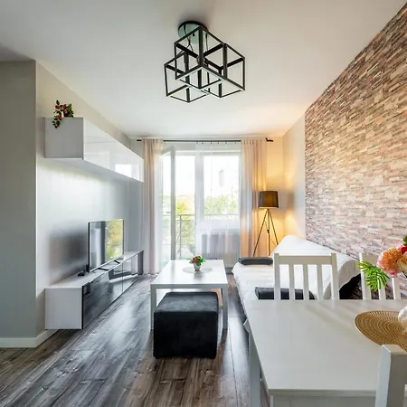 Cozy Red Rose Apartment, 2 Down Town Apartment Krakau